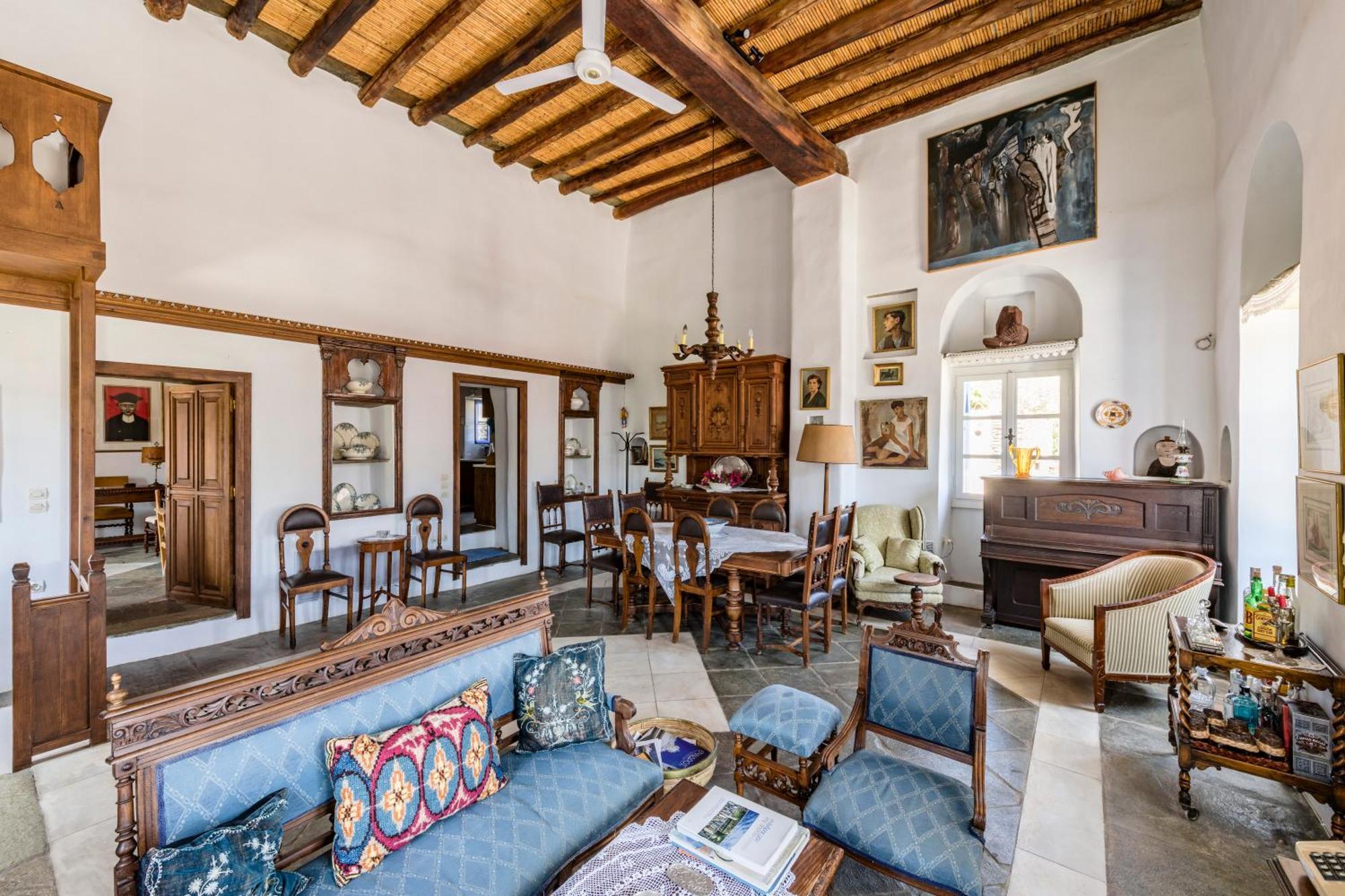 Khónias Anezas Mansion Stone-Built Traditional Villa מראה חיצוני תמונה