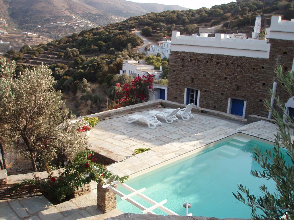 Khónias Anezas Mansion Stone-Built Traditional Villa מראה חיצוני תמונה