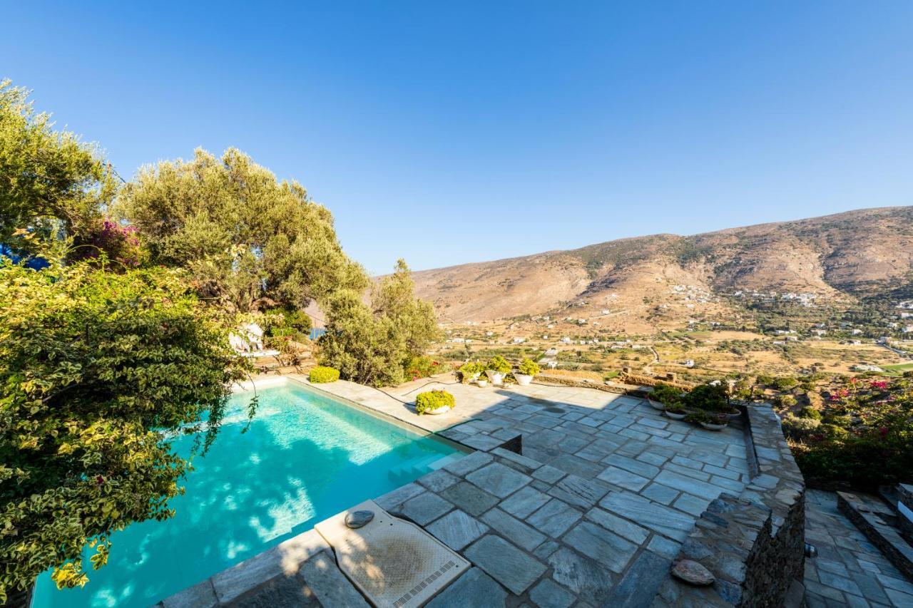 Khónias Anezas Mansion Stone-Built Traditional Villa מראה חיצוני תמונה