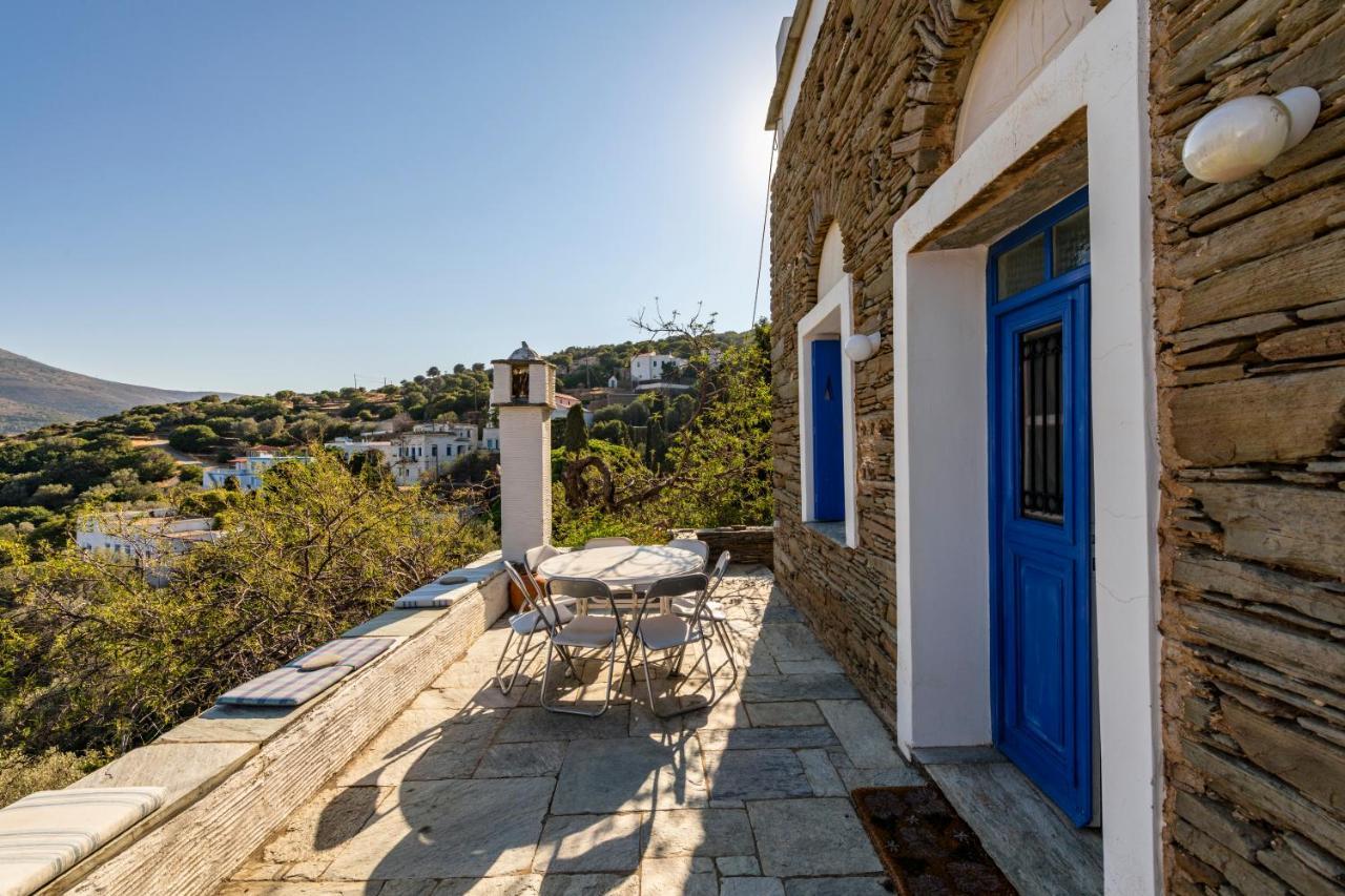 Khónias Anezas Mansion Stone-Built Traditional Villa מראה חיצוני תמונה