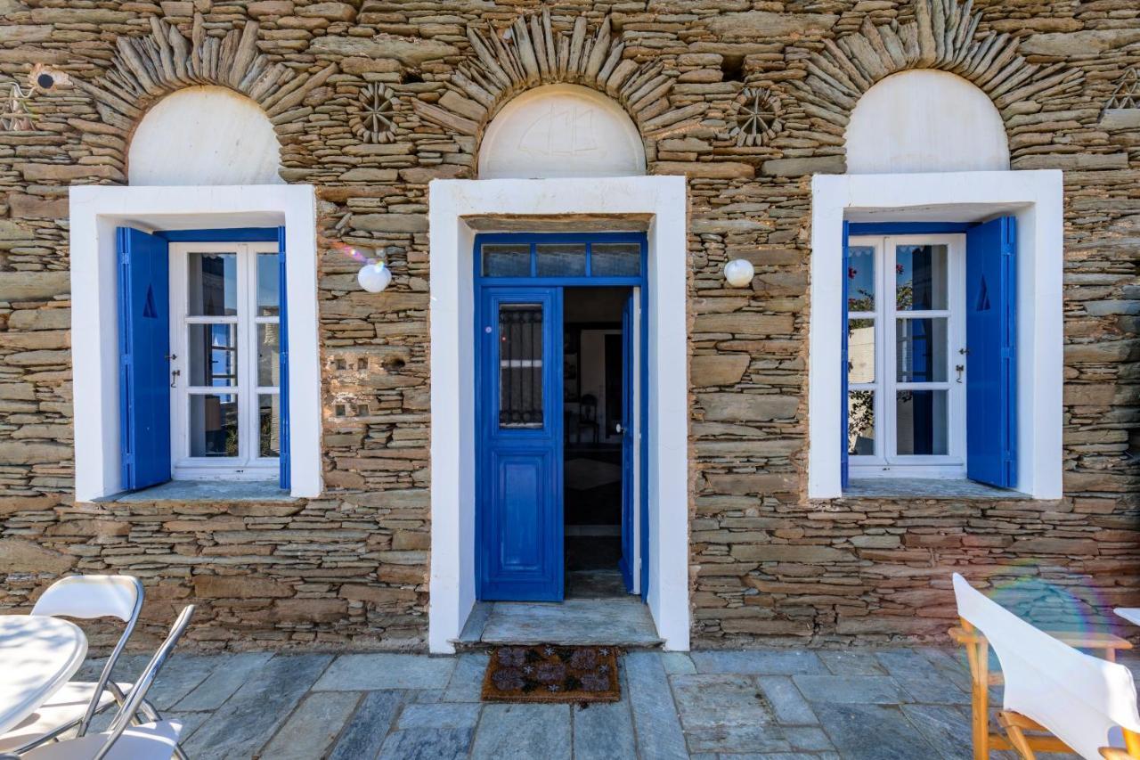 Khónias Anezas Mansion Stone-Built Traditional Villa מראה חיצוני תמונה