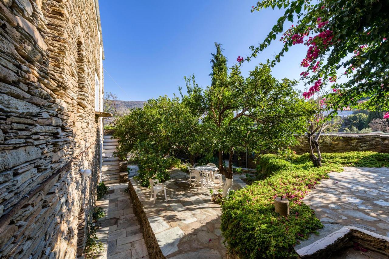 Khónias Anezas Mansion Stone-Built Traditional Villa מראה חיצוני תמונה
