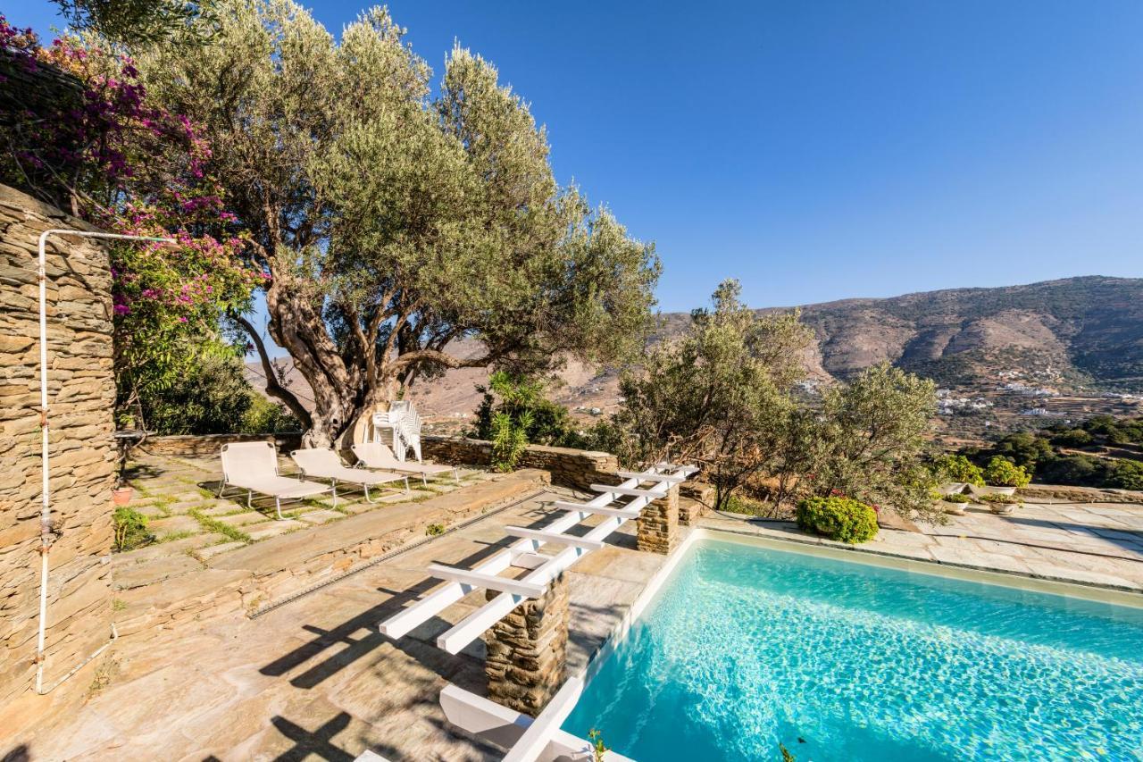 Khónias Anezas Mansion Stone-Built Traditional Villa מראה חיצוני תמונה