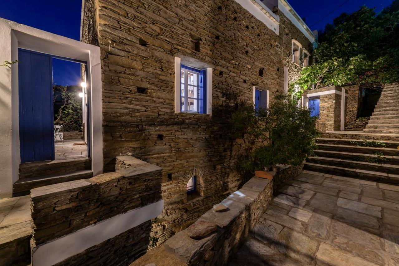 Khónias Anezas Mansion Stone-Built Traditional Villa מראה חיצוני תמונה