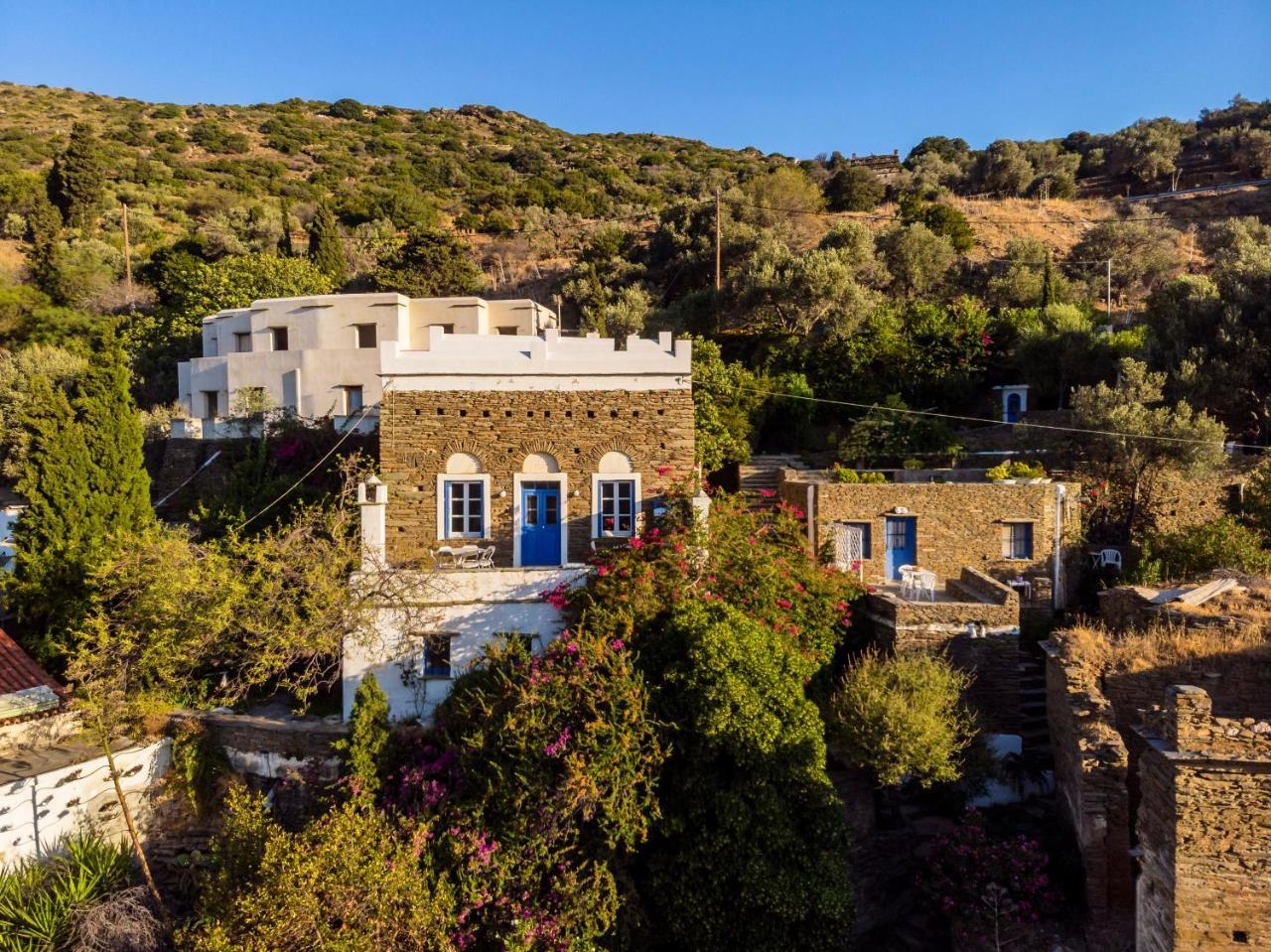 Khónias Anezas Mansion Stone-Built Traditional Villa מראה חיצוני תמונה